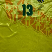 Image 3 of Brazil Home Shirt 1994 - 1996 (L) Zagallo 13 - SIGNED