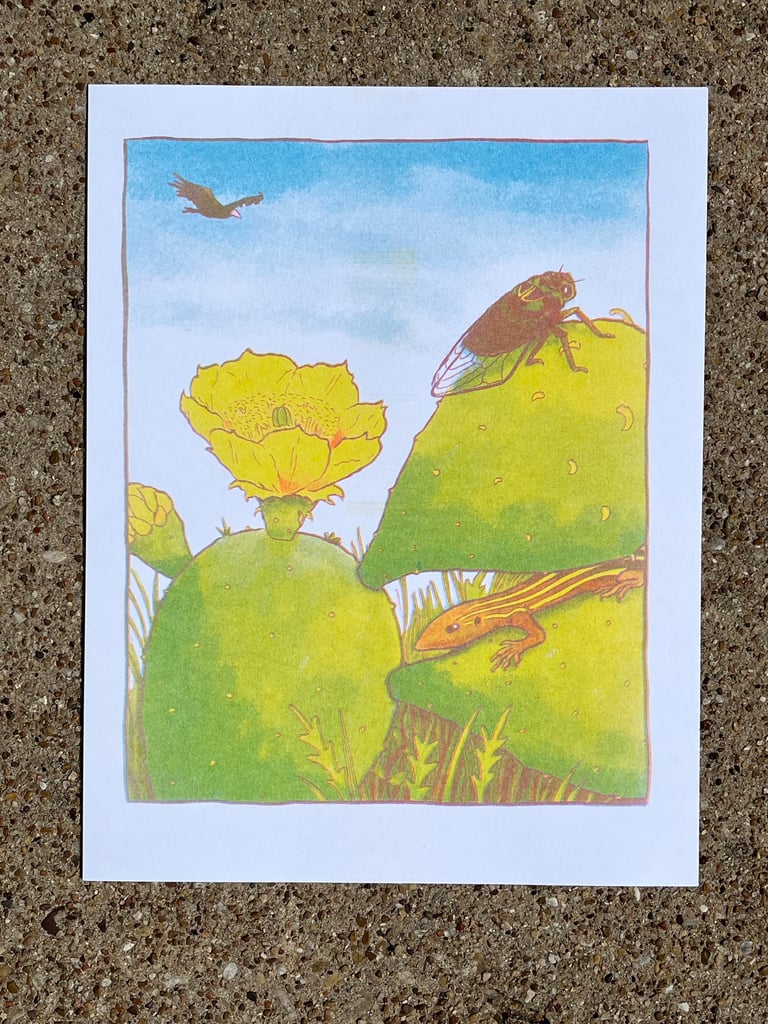Texas Summer Print