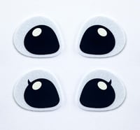 Image 1 of 3 Pairs of Monster Felt Eyes For Amigurumi