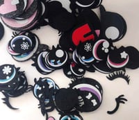 Image 2 of 10 Pairs of Random Felt Eyes *GRAB BAG* For Amigurumi
