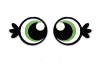 Image 4 of 3 Pairs of Felt Eyes with Eyelashes For Amigurumi
