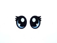 Image 5 of 6 Pairs of Glitter Felt Eyes With Eyelashes For Amigurumi