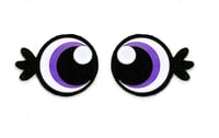 Image 5 of 3 Pairs of Felt Eyes with Eyelashes For Amigurumi