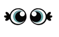 Image 7 of 3 Pairs of Felt Eyes with Eyelashes For Amigurumi
