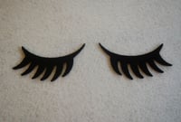 6 Pairs of Sleeping Felt Eyes For Amigurumi