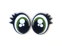 Image 2 of 6 Pairs of Glitter Felt Eyes for Amigurumi For Amigurumi