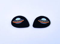 6 Pairs of Alien Spaceship Felt Eyes For Amigurumi