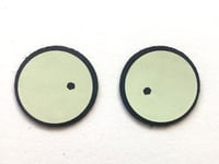 6 Pairs of Pickle Guy Felt Eyes with Eyelashes For Amigurumi