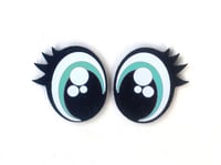 Image 3 of 6 Pairs of Glitter Felt Eyes for Amigurumi For Amigurumi