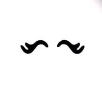 6 Pairs of Felt Eyebrows Sleeping Eyes Eyelashes *Multiple Sizes Available*