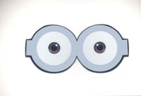 Image 2 of 6 Goggles Felt Eyes with Eyelashes For Amigurumi