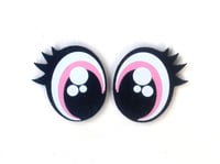 Image 4 of 6 Pairs of Glitter Felt Eyes for Amigurumi For Amigurumi