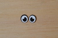 6 Pairs of Micro Oval Felt Eyes For Amigurumi