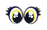 Image 7 of 6 Pairs of Glitter Felt Eyes for Amigurumi For Amigurumi