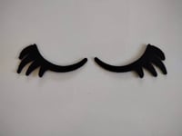 BULK QUANTITY Sleeping Felt Eyes Eyelashes For Amigurumi
