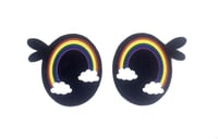 6 Pairs of Rainbow Felt eyes For Amigurumi