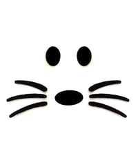 Image 3 of 3 Felt Animal Face Nose Whiskers For Amigurumi