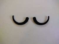 6 Pairs of Black Felt Sleeping Eyes For Amigurumi