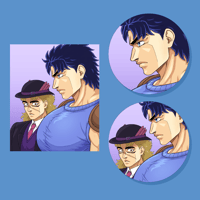 Image 1 of JJBA Big Bazonga Bois stickers and buttons (1/2)