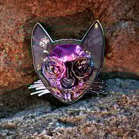 Image 7 of Focused Schrödinger's Cat Pin