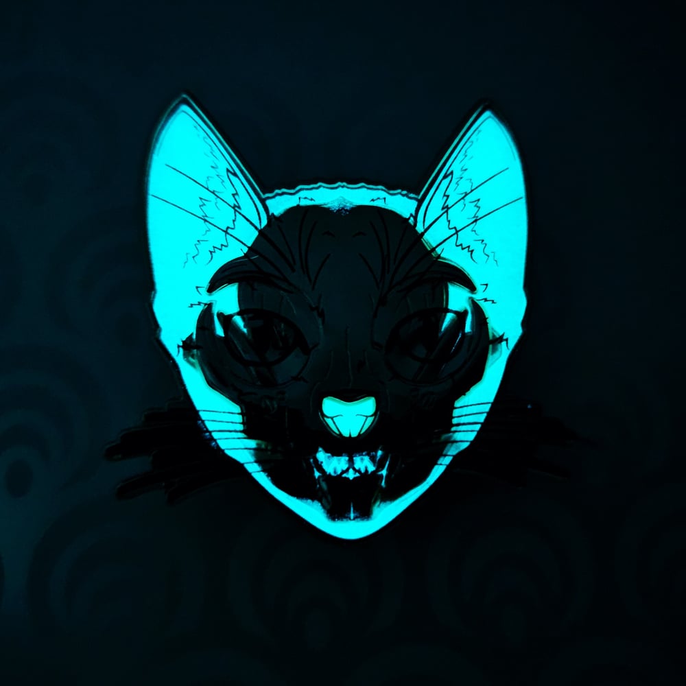 Focused Schrödinger's Cat Pin