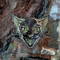 Image 1 of Fierce Schrödinger's Cat Pin