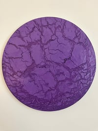 Image 1 of Purple Crackle Painting