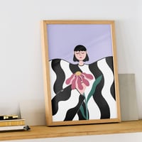 Image 1 of Illustration limitée A4 et A6 - Pâquerette