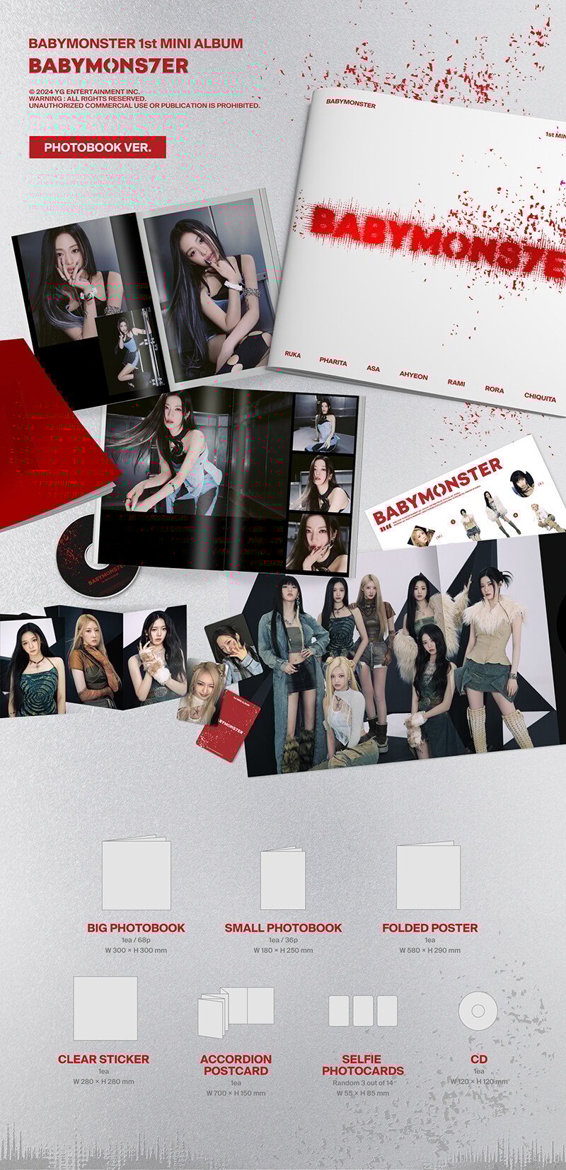 Image of BABYMONSTER ‘BABYMONS7ER’ (Photobook Ver.)