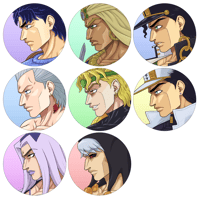 Image 5 of JJBA Big Bazonga Bois stickers and buttons (1/2)