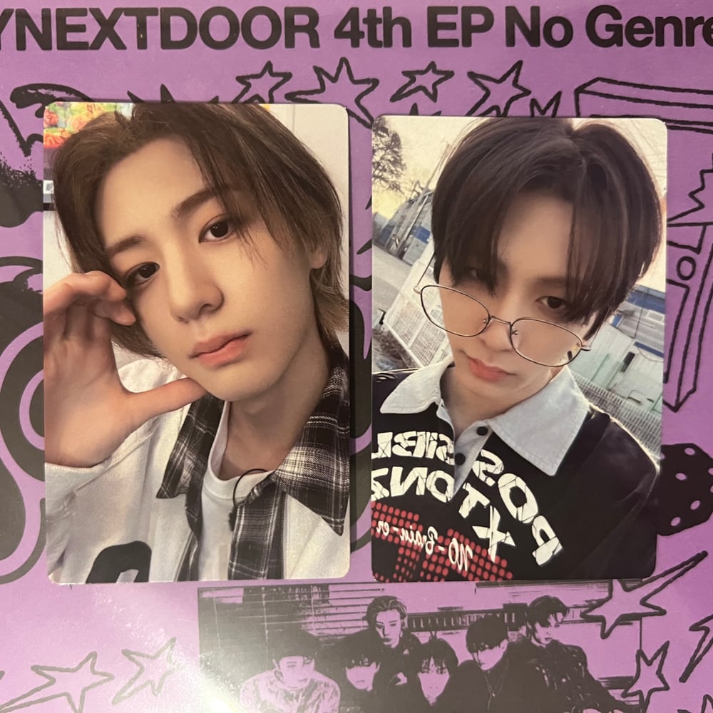 Image of BOYNEXTDOOR ‘NO GENRE’ Weverse Shop POB Photocard (Photobook Ver.)