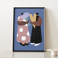 Image 1 of Illustration limitée A4 - Soeurs