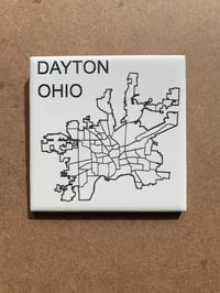 Custom Ceramic Map Coasters