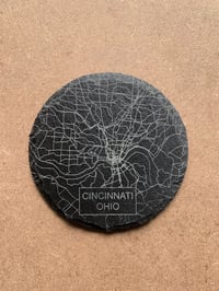 Image 3 of Custom Slate Map Coaster 
