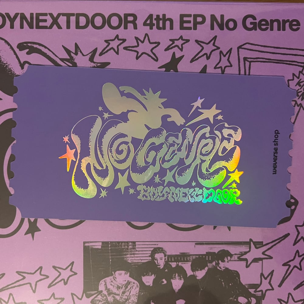 Image of BOYNEXTDOOR ‘NO GENRE’ Weverse Shop POB Group Photo Ticket