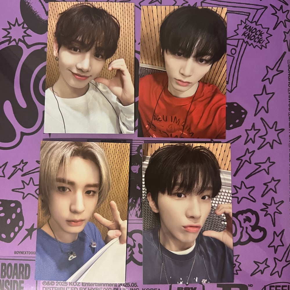 Image of BOYNEXTDOOR ‘BBNEXDO’ Weverse Shop POB Photocard