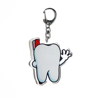 Image 2 of MICHAEL MOLAR KEYCHAIN/BAG CHARM