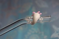 Image 2 of Axolotl Glass Drinking Straw with Case & Brush