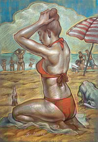 Image 1 of "Study for Beach Bun" By Danny Galieote