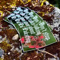 Image 3 of "Don't stop talking about Palestine" Sticker Bundle