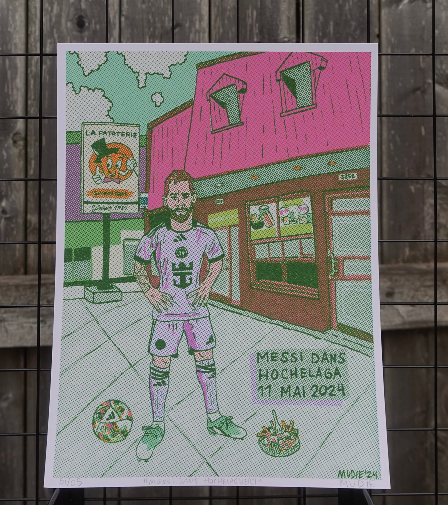 Image of " Messi dans Hochelaga " art prints 