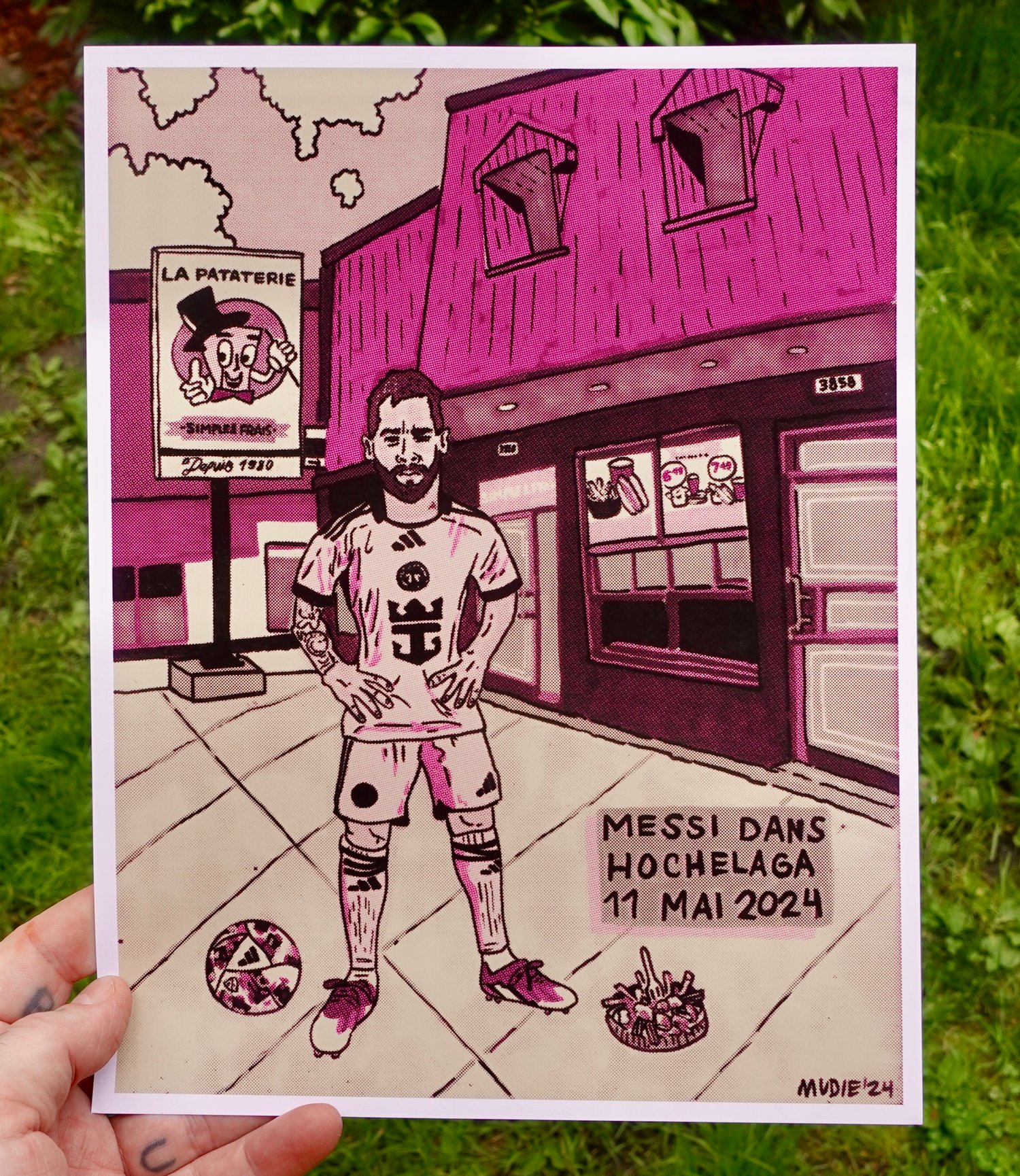 Image of " Messi dans Hochelaga " art prints