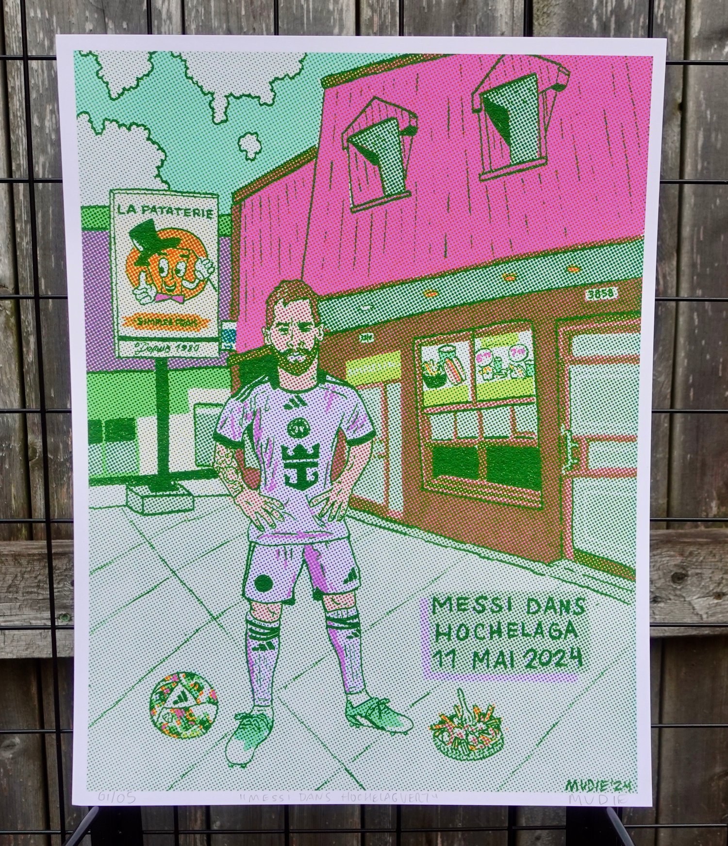 Image of " Messi dans Hochelaga " art prints