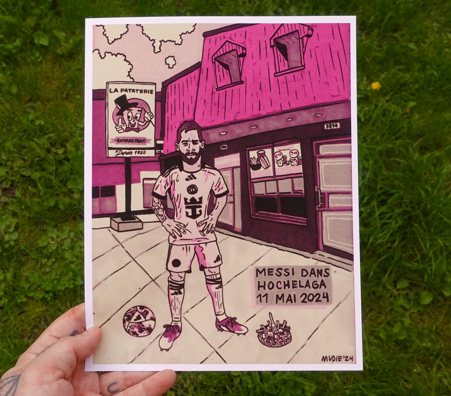 Image of " Messi dans Hochelaga " art prints