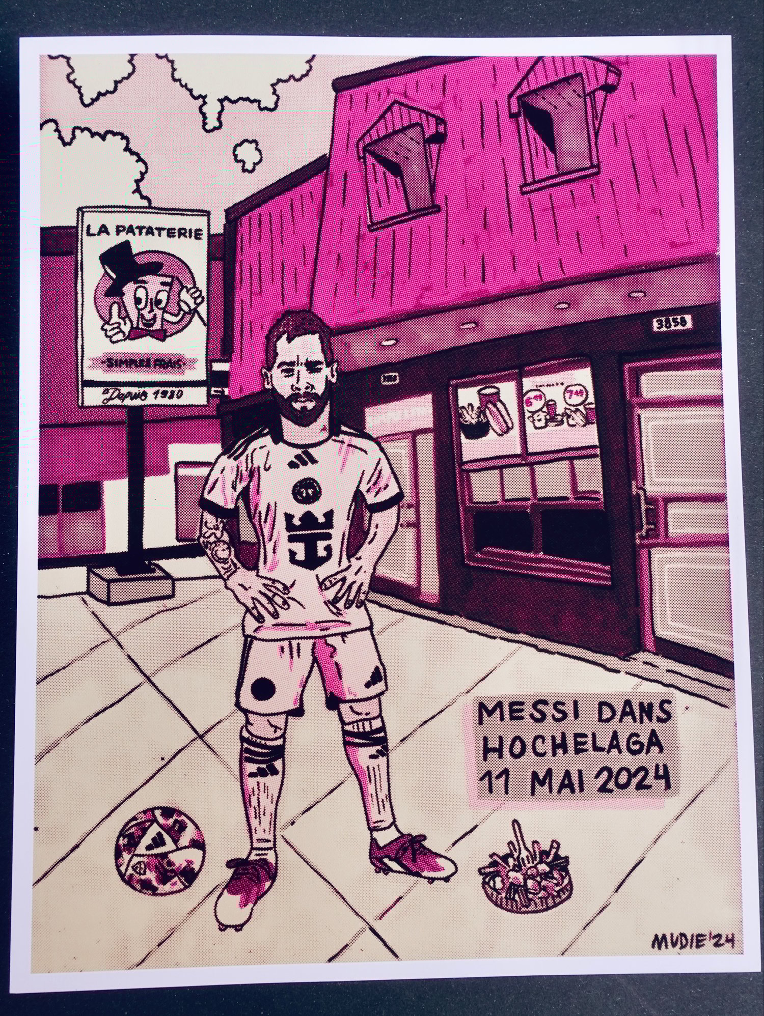 Image of " Messi dans Hochelaga " art prints