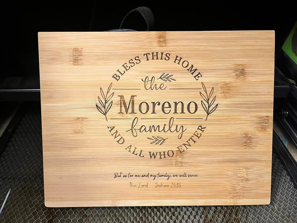 Image of Engraved Bamboo Cutting Boards