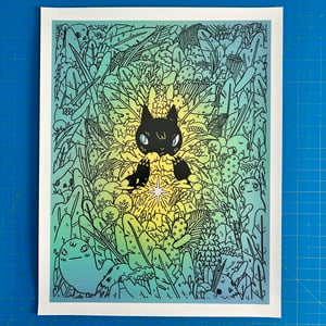 Image of Bush Cat Poster
