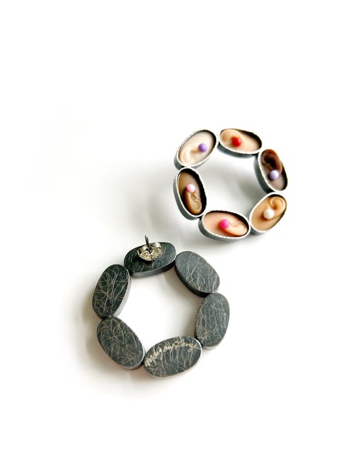 Image of Hearing Circle Earrings
