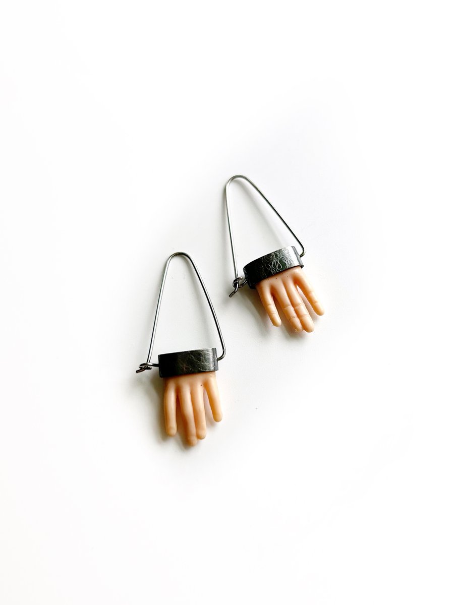 Image of Finger Fringe Earrings
