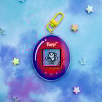 Kenpi Tamagotchi Liquid Glitter Charm